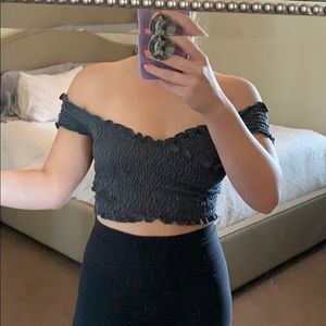 Free People off the should crop